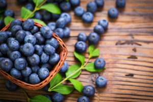 Basket of Blueberries