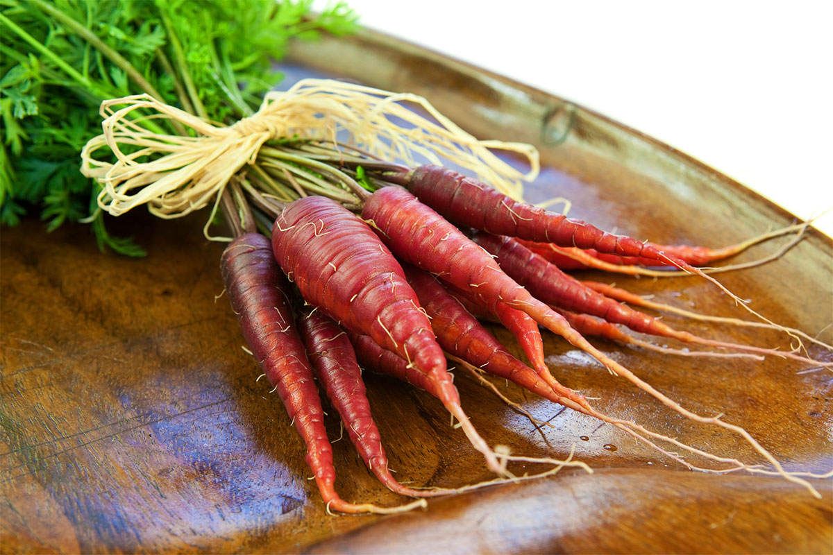 Red Carrots (with Tops)