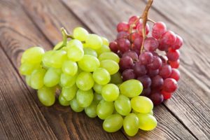 Red and Green Table Grapes