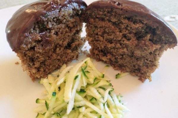 Chocolate Glazed Zucchini Muffins - Image 2
