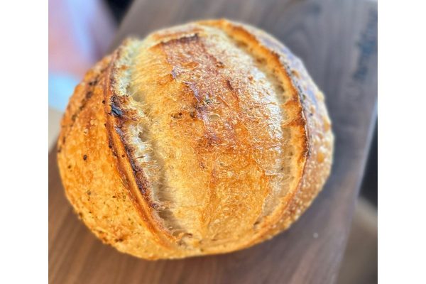 Italian Herb and Mozzarella Sourdough Loaf