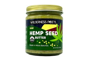 Nutrient dense Hemp Seed Butter has a rich green hue from the natural oils in the seeds and a unique, slightly nutty flavor, somewhere between pine nuts and sunflower seeds