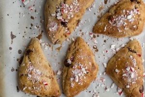 Chocolate Chip Peppermint Scones (2 count)